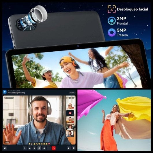 Tablet Zenva T80 10.1" 128GB Wifi 6000mAh Android Grau