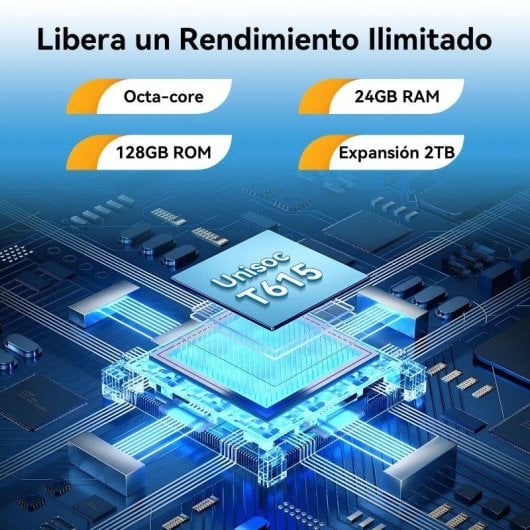 Tablet Zenva T90 11" 128GB Wifi 8000mAh Android 16 Grau