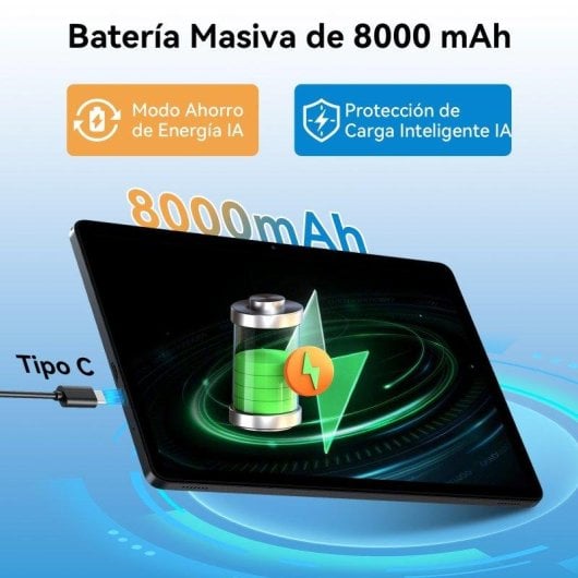 Tablet Zenva T90 11" 128GB Wifi 8000mAh Android 16 Grau