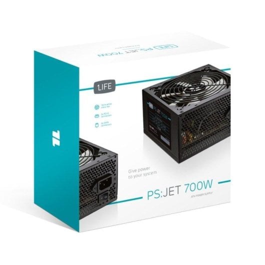 Fuente de Alimentation 1Life PS:Jet 700W ATX ventilateur 140mm non modulaire noire