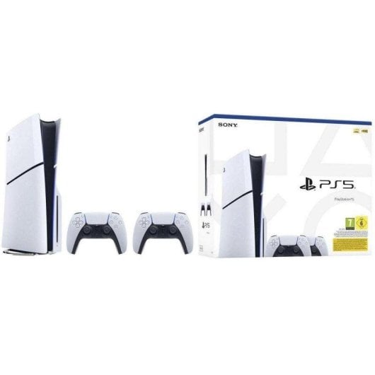 Sony Playstation 5 Digital Edition Sobremesa AMD Ryzen SSD 825GB 2 Mandos DualSense Blanca