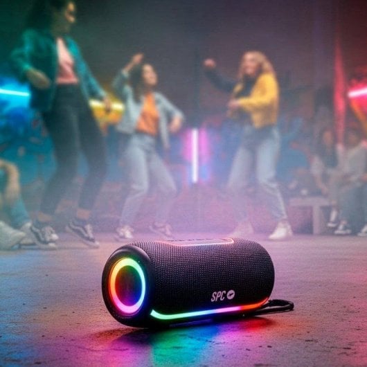 Enceintes SPC Portables Bluetooth 60W IPX6 avec LED et batterie 20h