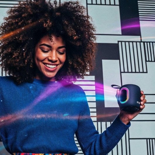 Haut-parleurs SPC Portables Bluetooth 15W IPX6 avec LED et autonomie 24h