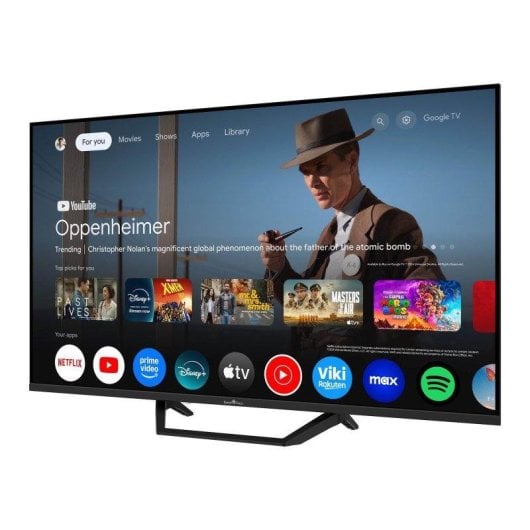 TV Smart Tech QLED 43QG06V2 43" 4K UHD Google TV Bluetooth Chromecast