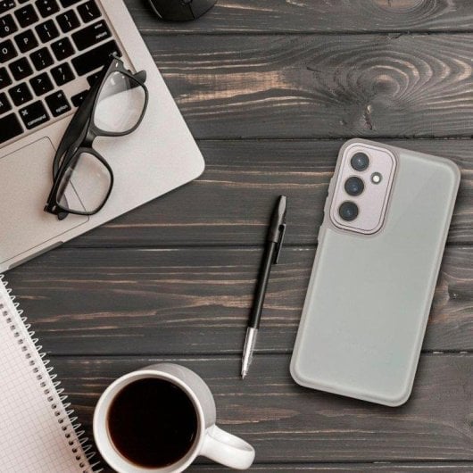 Funda para móvil Cool Borde Mate Antigolpes TPU Mate Plata con protección extra para Xiaomi Redmi Note 14 5G