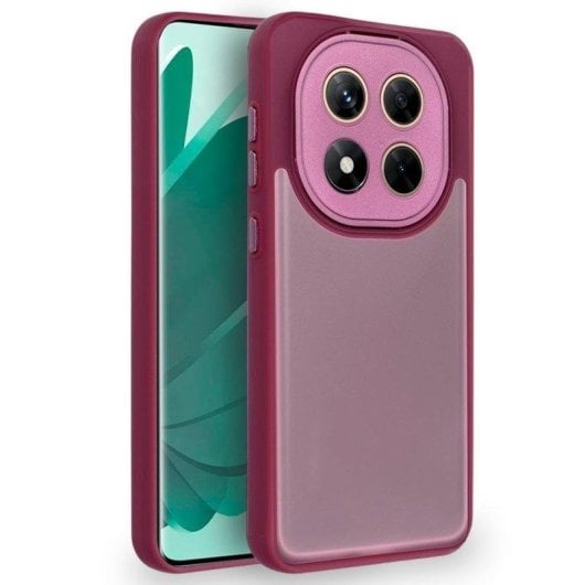 Capa para telemóvel Cool Borde Mate Antichoque TPU Violeta para Xiaomi Redmi Note 14 Pro 5G, Note 14 Pro Plus 5G, POCO X7