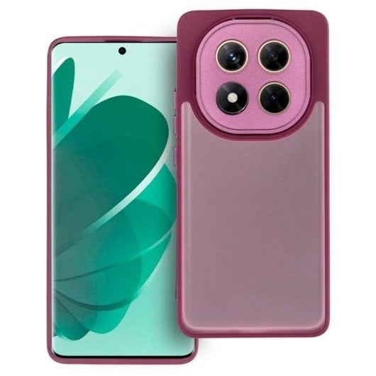 Capa para telemóvel Cool Borde Mate Antichoque TPU Violeta para Xiaomi Redmi Note 14 Pro 5G, Note 14 Pro Plus 5G, POCO X7