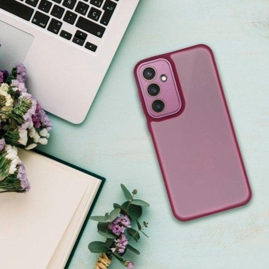 Capa para telemóvel Cool Borde Mate Antichoque TPU Violeta para Xiaomi Redmi Note 14 Pro 5G, Note 14 Pro Plus 5G, POCO X7