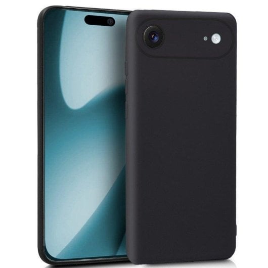 Funda para móvil Cool Silicona Gel Negra Tacto Suave para iPhone Air