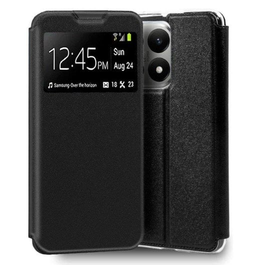 Funda para móvil Cool Flip Cover Tipo Libro Polipiel Negra máxima protección para Xiaomi 15T