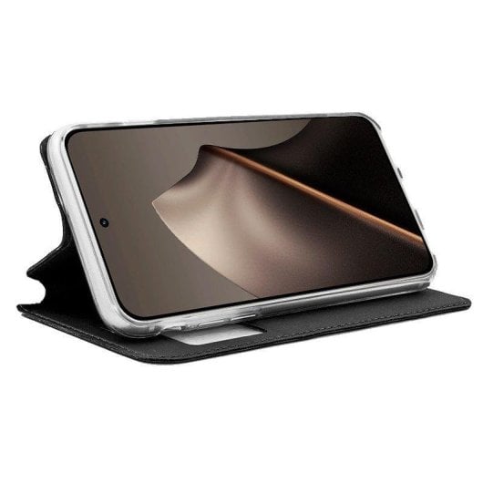Funda para móvil Cool Flip Cover Tipo Libro Polipiel Negra máxima protección para Xiaomi 15T