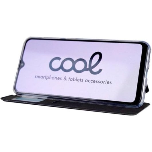 Funda para móvil Cool Flip Cover Libro Sintético Negro Protección 360° para Realme Note 70T