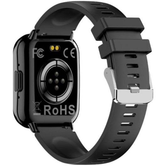 Montre Connectée Cool Cascais Bluetooth 50mm Écran Tactile Silicone Noir Appels Santé Sport