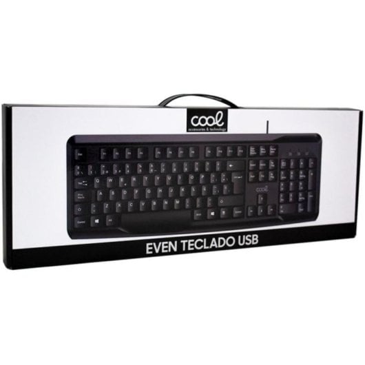 Teclado Cool Office com cabo USB Layout Espanhol para PC