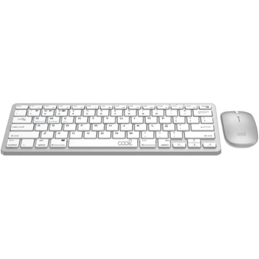 Tastiera e Mouse Bluetooth COOL Mobility bianco compatto Layout ES per PC e Tablet