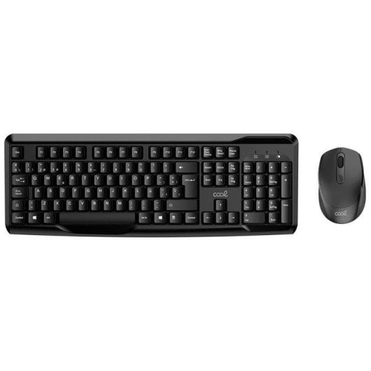 Teclado Cool Enter Office Wireless membrana Layout ES com rato sem fios USB 2.4G