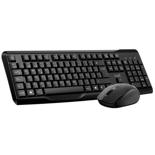 Teclado Cool Enter Office Wireless membrana Layout ES com rato sem fios USB 2.4G