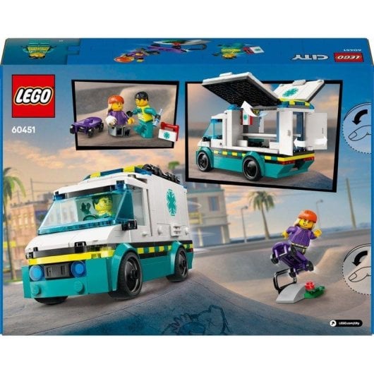 LEGO City Ambulância 60451 184 peças