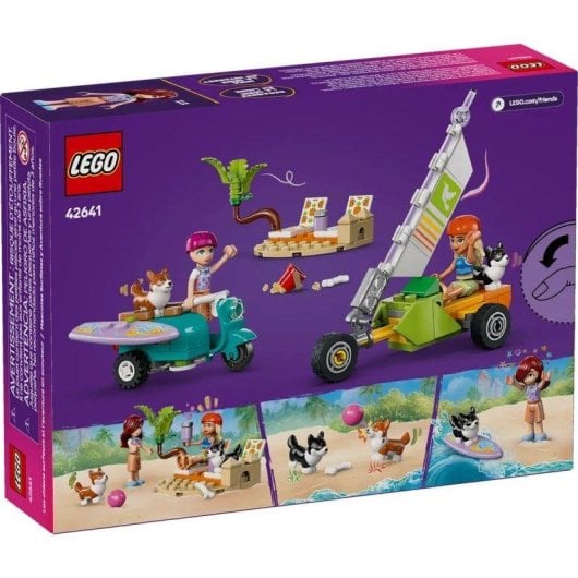 LEGO Friends Aventura De Perros Surferos E Scooter 42641 113 peças