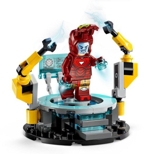 LEGO Marvel Laboratório de Iron Man Sala de Armaduras 76315 384 peças