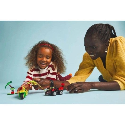 LEGO Marvel Spin And Electro Dinosaur Vehicle Chase 11198 124 peças