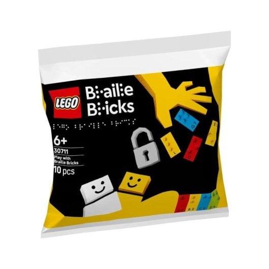 LEGO Braille Bricks Juega con Piezas Braille 30711 10 piezas