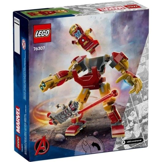 LEGO Marvel Iron Man Mech Contre Ultron 76307 101 pièces