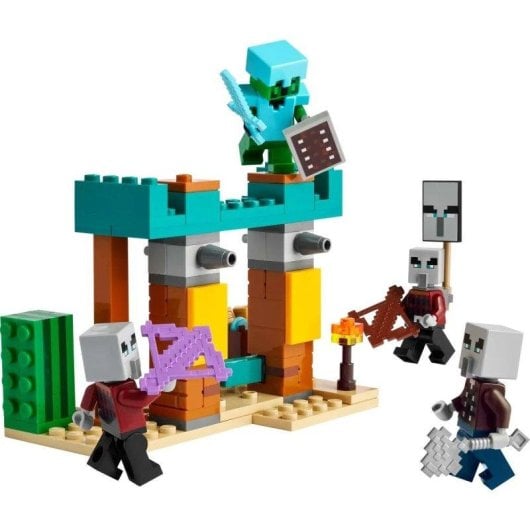 LEGO Minecraft La Pattuglia del Deserto di Illager 21267 105 pezzi