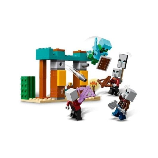 LEGO Minecraft La Pattuglia del Deserto di Illager 21267 105 pezzi