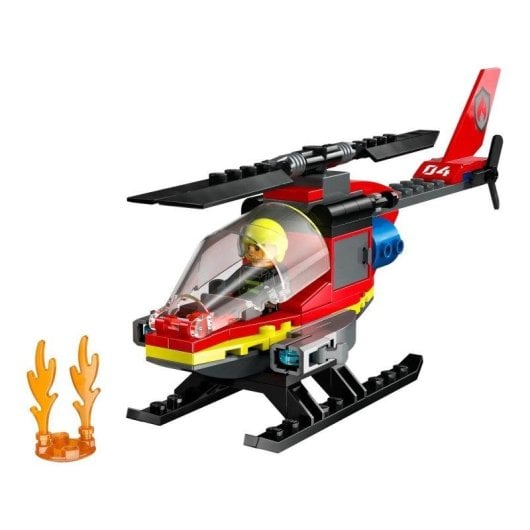 LEGO City Helicóptero de Rescate y Bomberos 60411 168 piezas