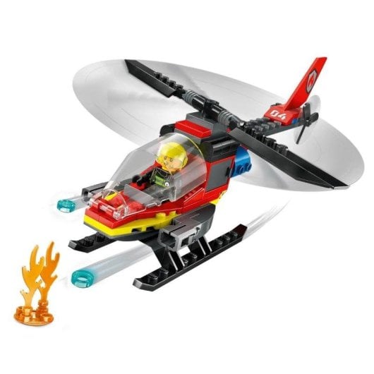 LEGO City Helicóptero de Rescate y Bomberos 60411 168 piezas