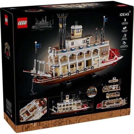 LEGO Ideas Dampfschiff 21356 4090 Teile