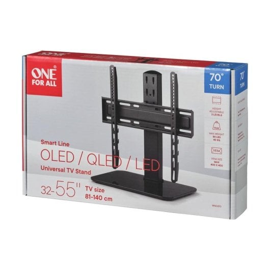 Supporto TV One For All WM 2470 Ultra Slim Line regolabile nero fino a 55" 40 kg