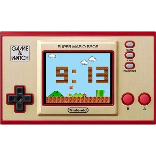 Nintendo Game and Watch Super Mario Bros Retro Sem Processador 0GB Relogio Beige Vermelho
