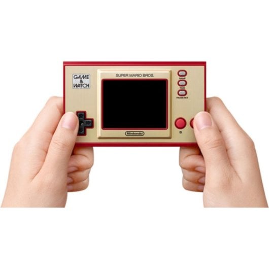 Nintendo Game and Watch Super Mario Bros Retro Sem Processador 0GB Relogio Beige Vermelho