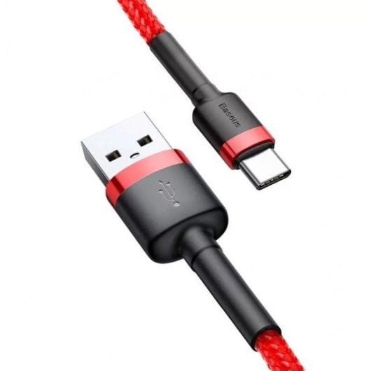 Cable para teléfono móvil Baseus CATKLF-U09 USB A a USB C 3 m negro rojo
