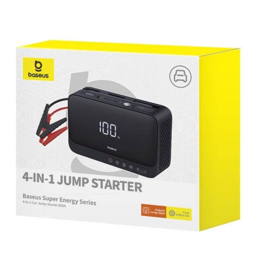 Externe Batterie Baseus Super Energy 6000 mAh Schnellladung 45 W Schwarz