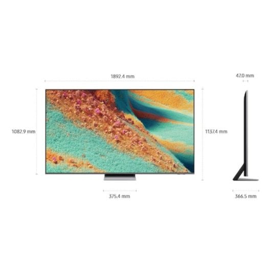 TV Samsung Neo QLED QE85QN85FAUXXH 85" 4K Smart TV Plata Mini LED PRO Dolby Atmos