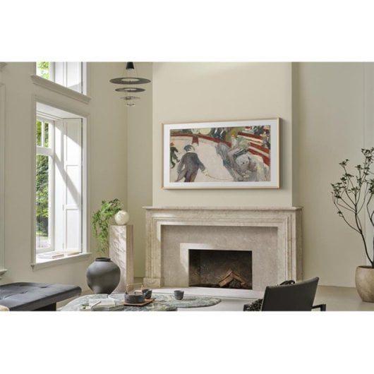 TV Samsung Neo QLED The Frame QE65LS03FWU 65" 4K Smart TV Wi-Fi Preto HDR