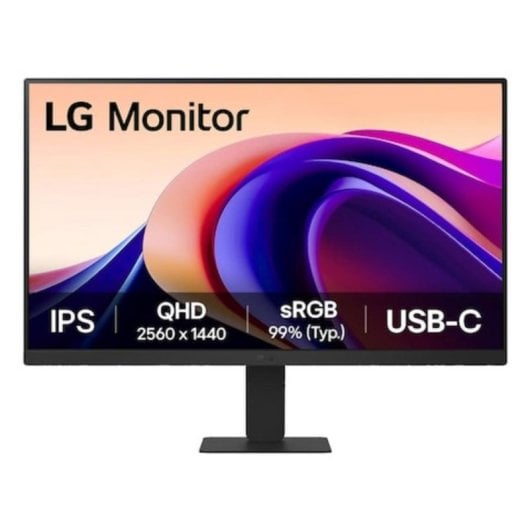 Monitor LG 24U631A-B 23,8" Quad HD 100Hz IPS Tiempo de Respuesta 5 ms HDR10 USB-C