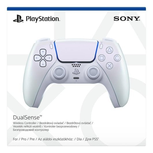 Gamepad Sony DualSense PlayStation 5 Wireless Bluetooth USB Cromo Perlado