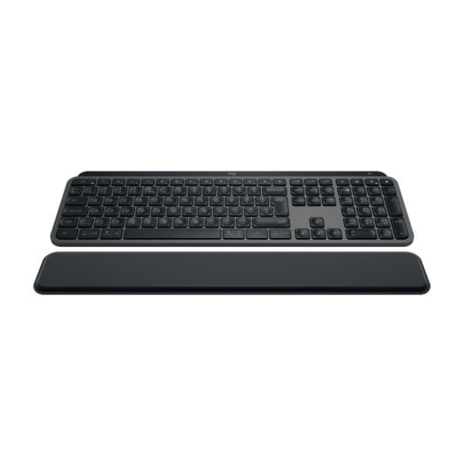 Teclado Logitech MX Keys S inalámbrico de tijera Layout US con retroiluminación y Bluetooth