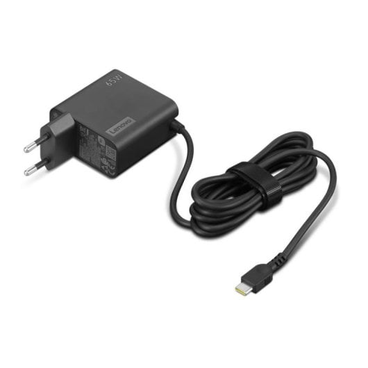 Adaptateur secteur Lenovo GX21L58555 USB-C 65W câble 1,7m noir EU