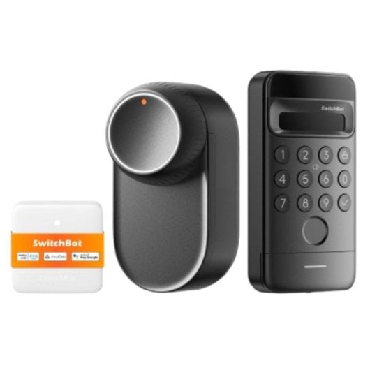 Serrure Intelligente SwitchBot W5600000-BDL-K Bluetooth Ouverture avec Clé et App Fonction Verrouillage Automatique