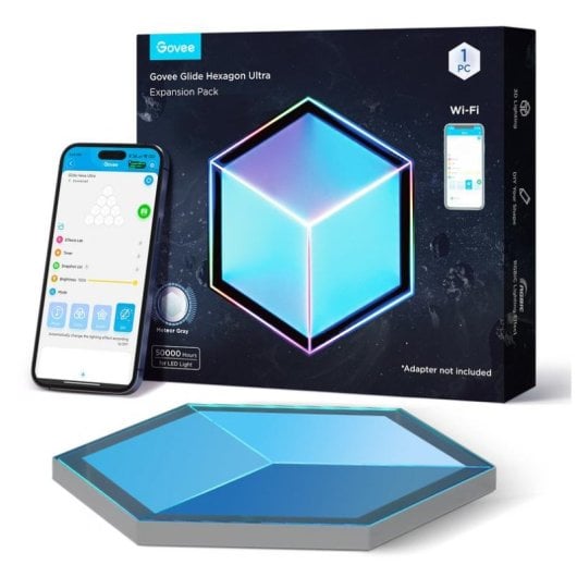 Luz de Parede inteligente Govee H106A LED Wi-Fi Bluetooth 129 LEDs 50000 h