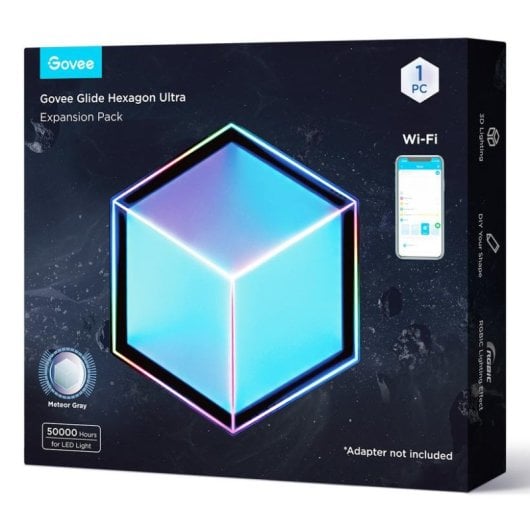 Luz de Parede inteligente Govee H106A LED Wi-Fi Bluetooth 129 LEDs 50000 h