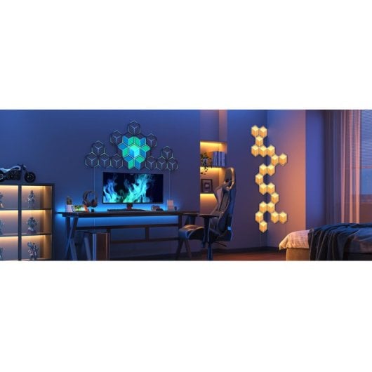 Luz de Parede inteligente Govee H106A LED Wi-Fi Bluetooth 129 LEDs 50000 h