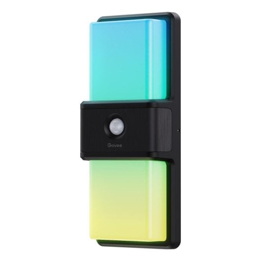 Luz de parede inteligente Govee H7078 Wi-Fi Bluetooth LED IP65 exterior preto