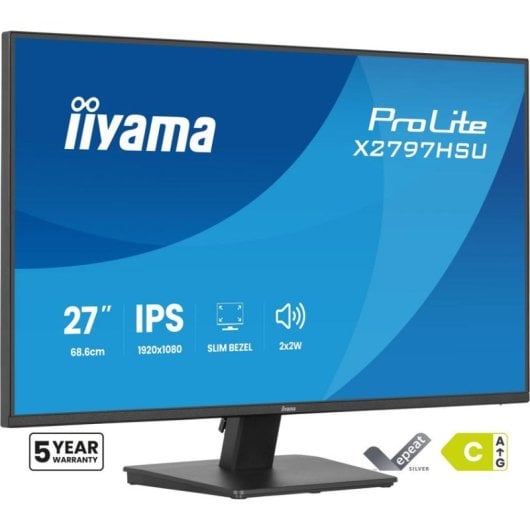 Écran PC iiyama ProLite X2797HSU-B1 27" Full HD 120Hz IPS USB Haut-parleurs 4 ms