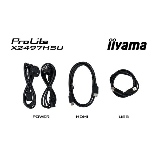 Écran PC iiyama ProLite X2497HSU-B1 23,8" Full HD 120Hz IPS Haut-parleurs USB VESA 4ms